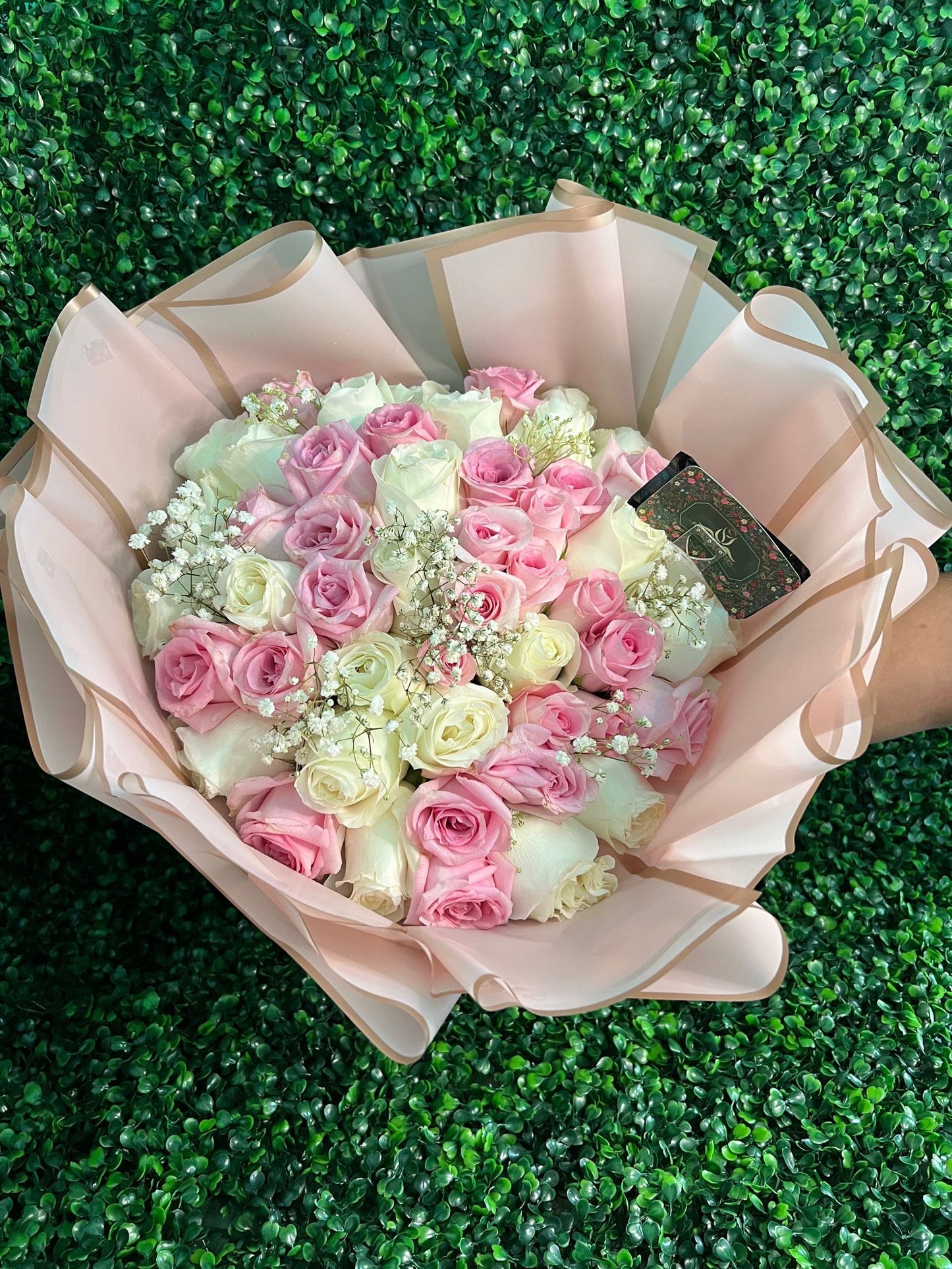Pink Love Bouquet - forever roses store