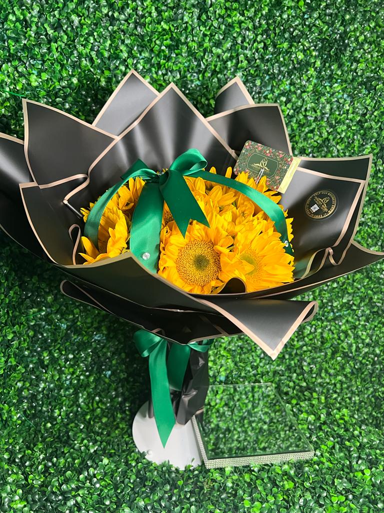 Sunflower Bouquet - forever roses store