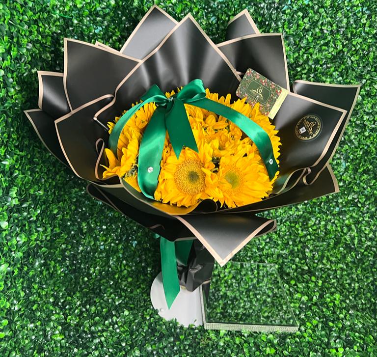 Sunflower Bouquet - forever roses store