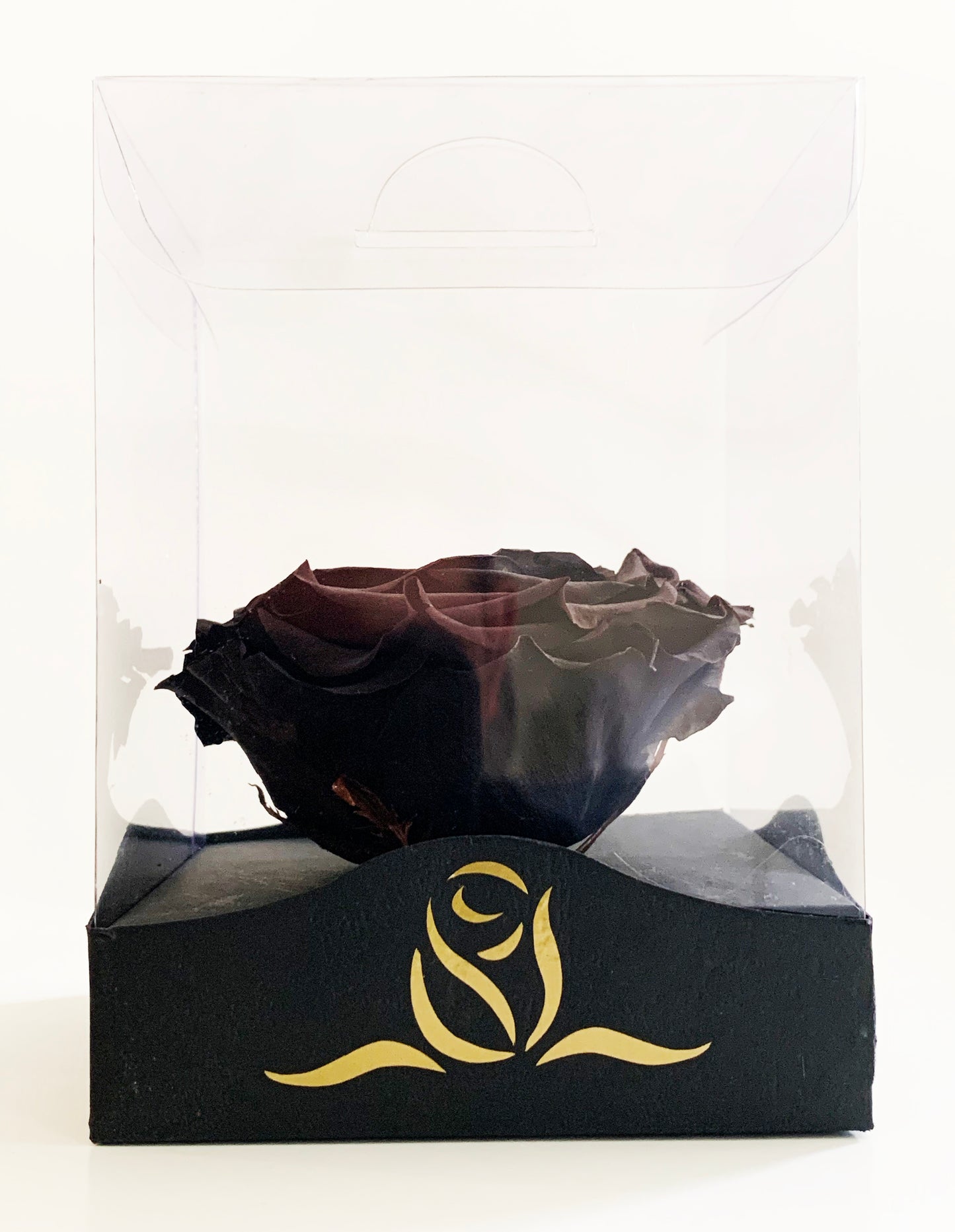 Grande Clear Vinyl Grande - Single Large Preserved Rose - forever roses store