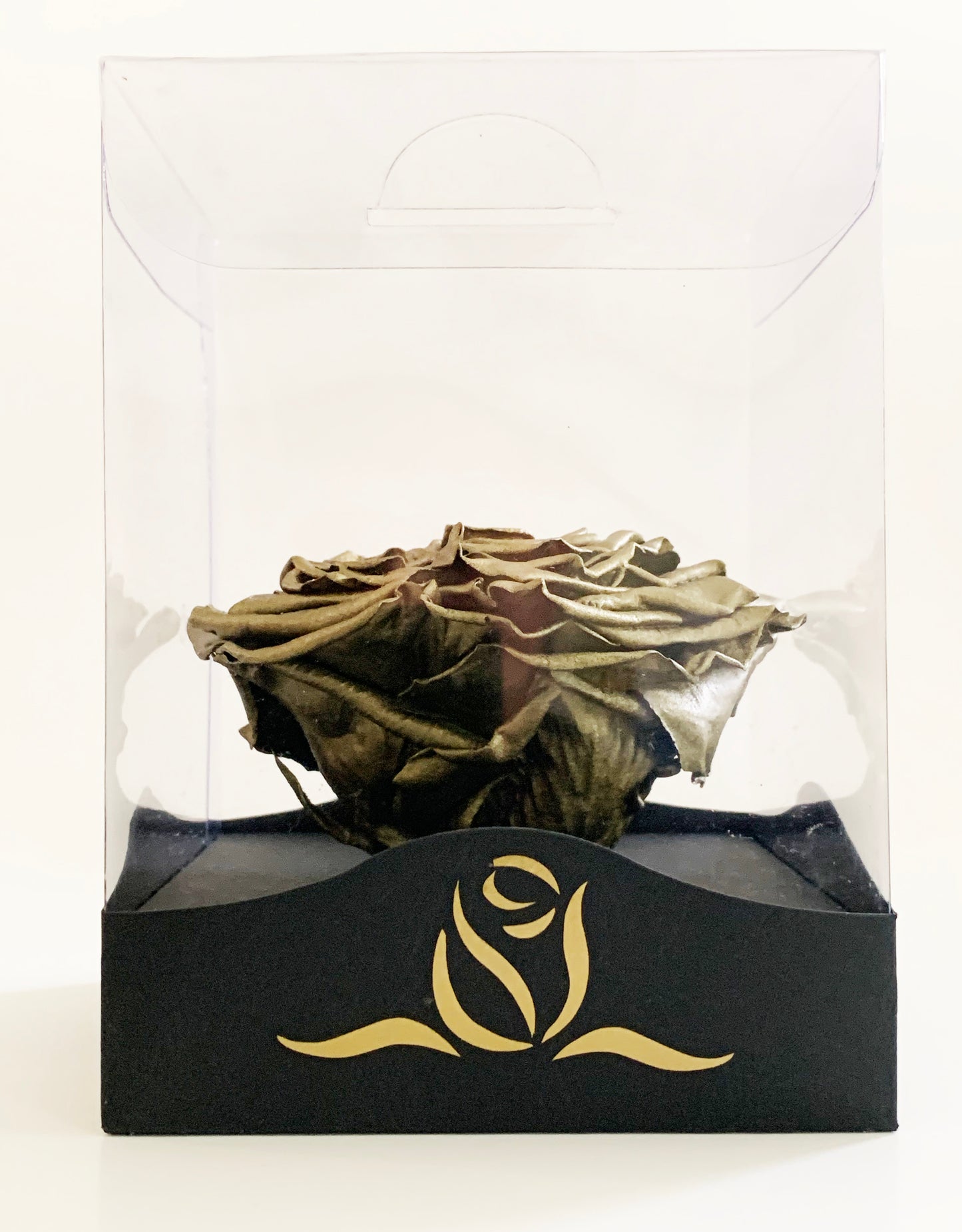 Grande Clear Vinyl Grande - Single Large Preserved Rose - forever roses store