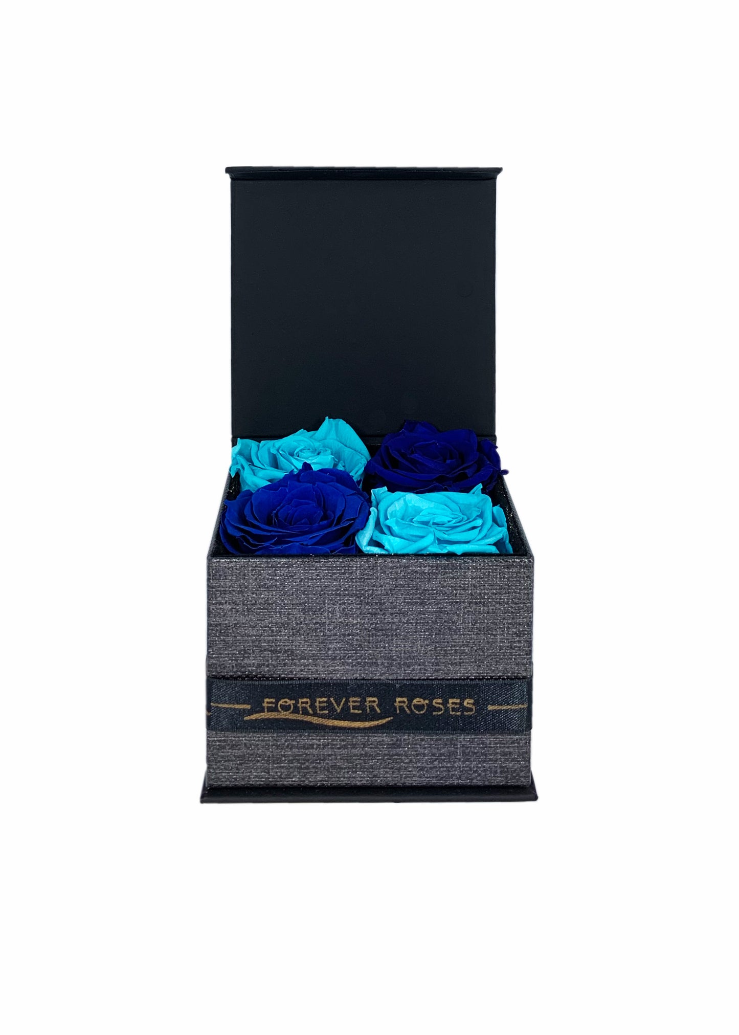 Gift Box - Four Preserved Roses - forever roses store
