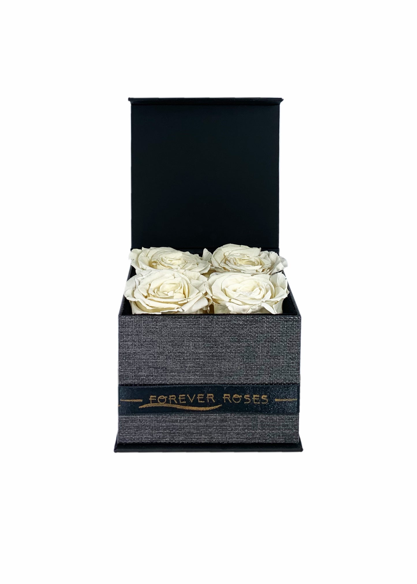 Gift Box - Four Preserved Roses - forever roses store