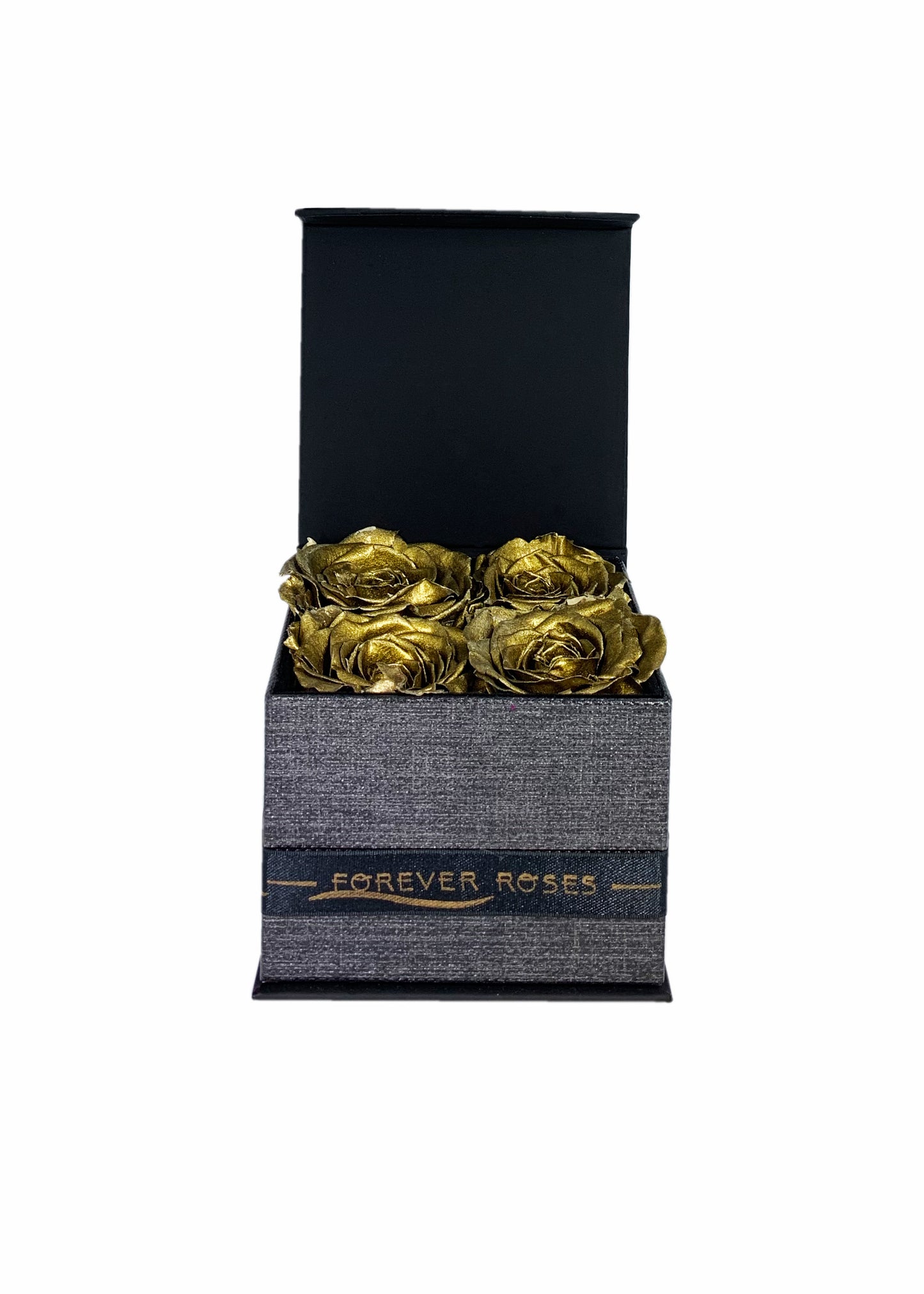 Gift Box - Four Preserved Roses - forever roses store