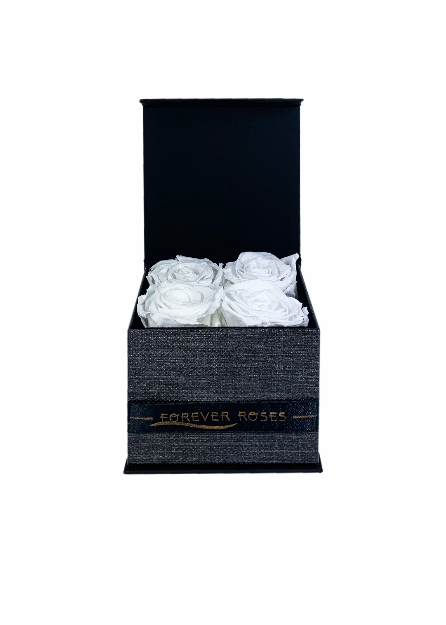 Gift Box - Four Preserved Roses - forever roses store