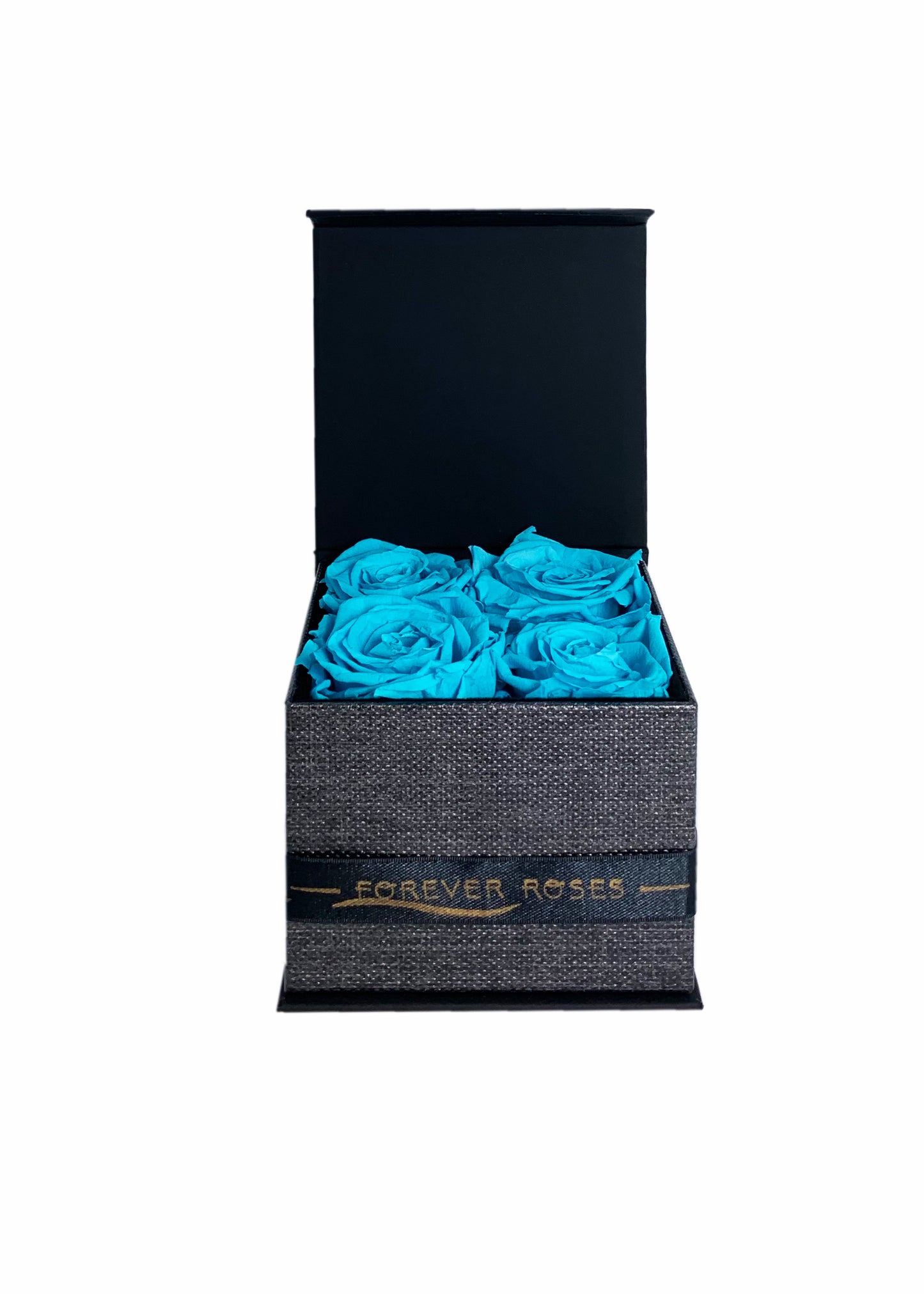 Gift Box - Four Preserved Roses - forever roses store