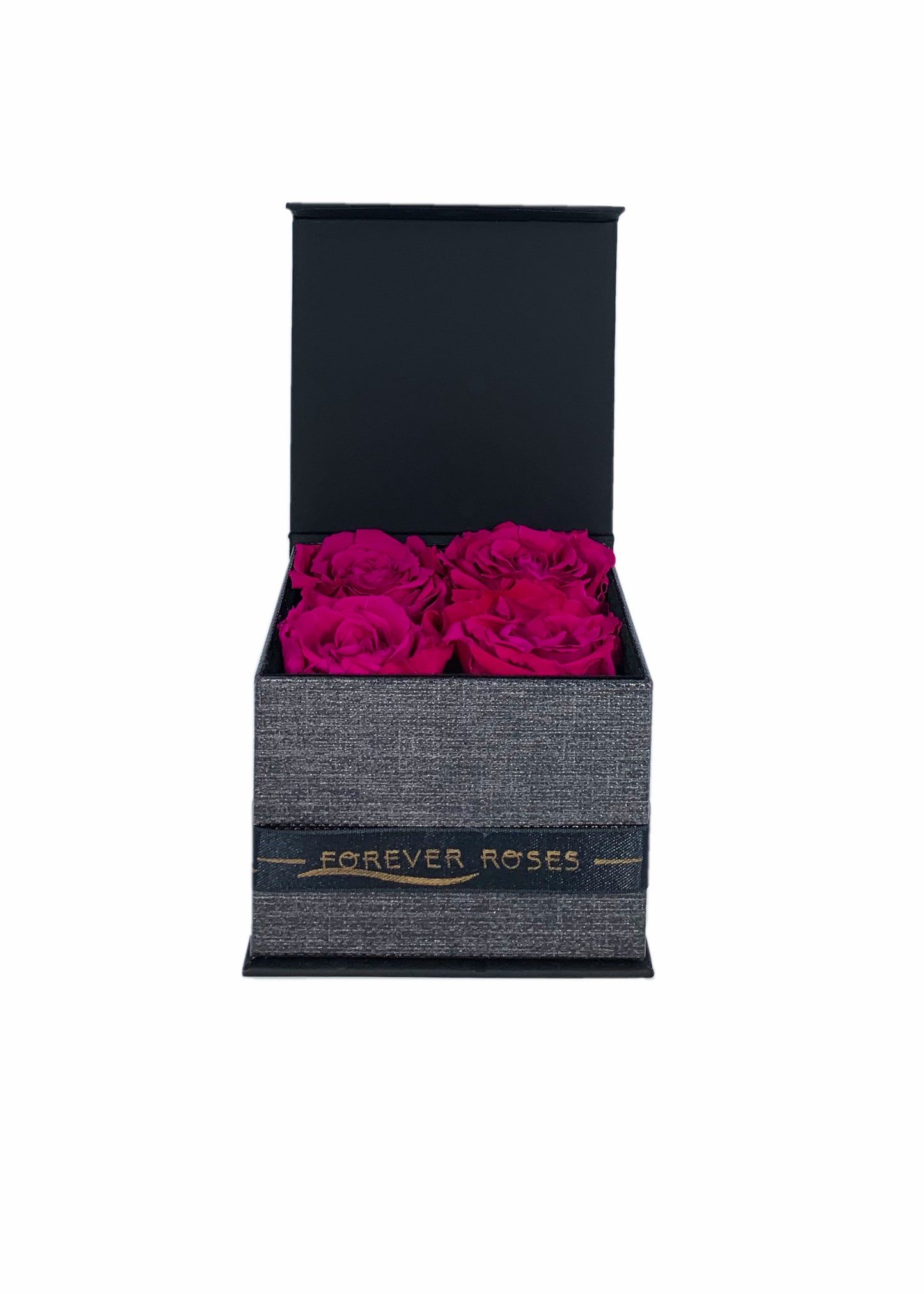 Gift Box - Four Preserved Roses - forever roses store