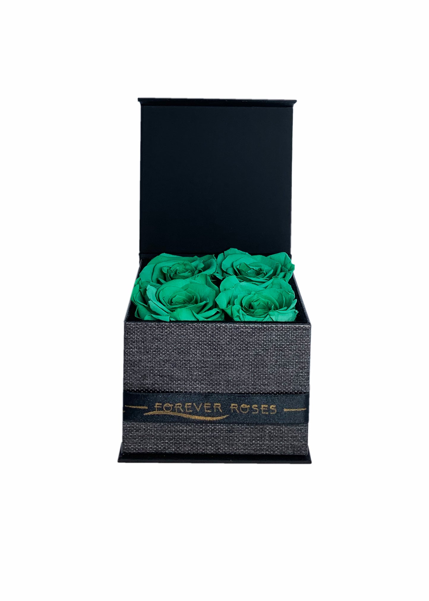 Gift Box - Four Preserved Roses - forever roses store