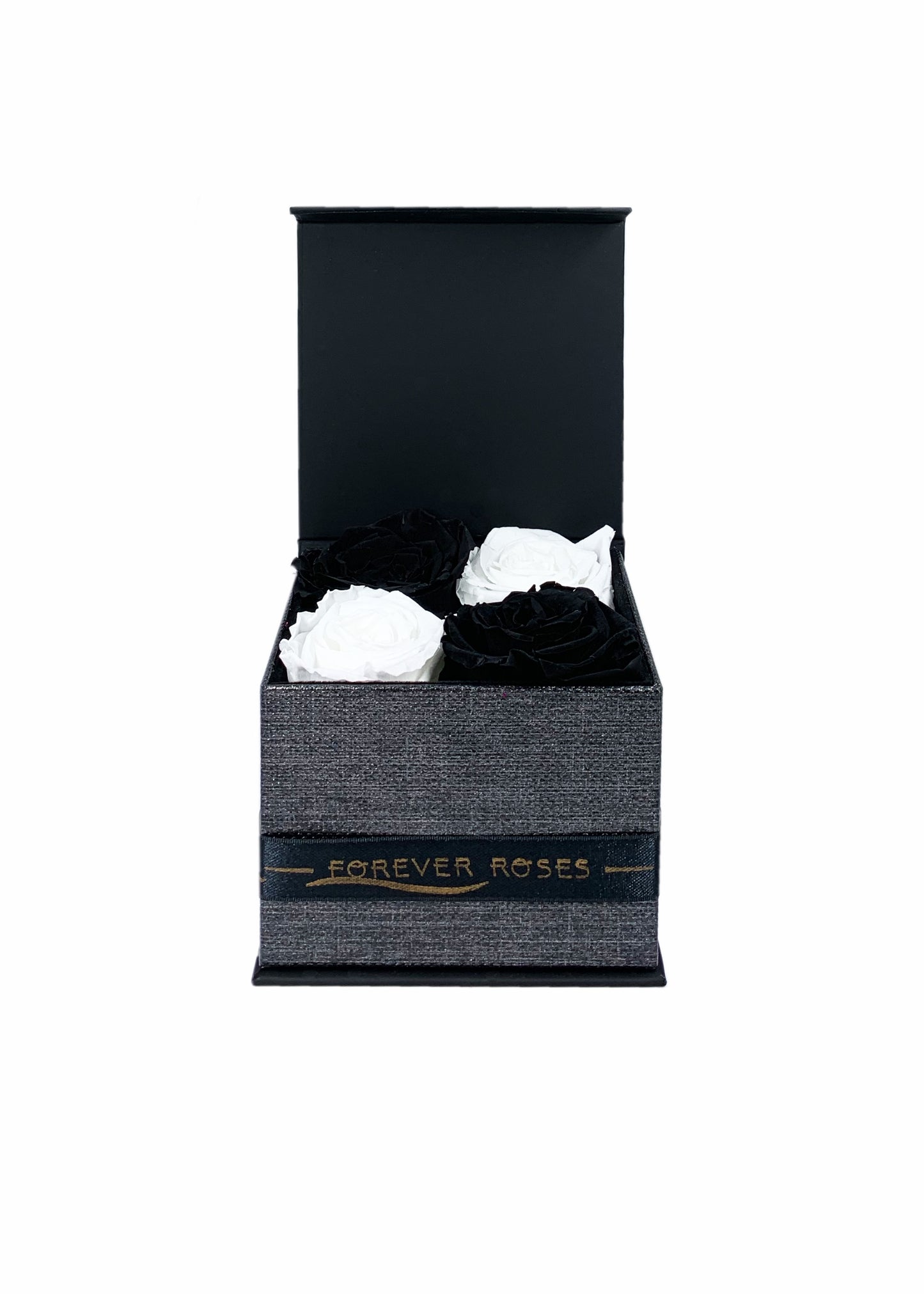 Gift Box - Four Preserved Roses - forever roses store
