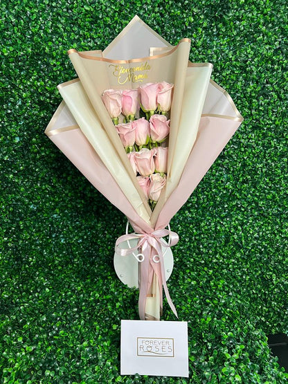 Pink Joy Bouquet - forever roses store 