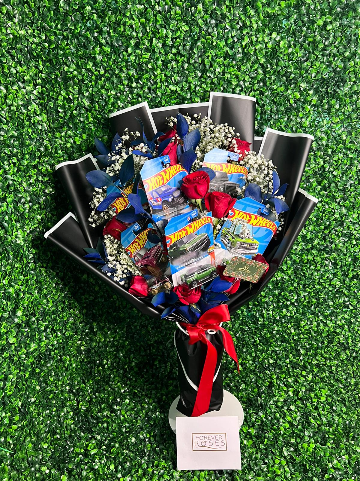 Hot Wheels Bouquet - forever roses store 