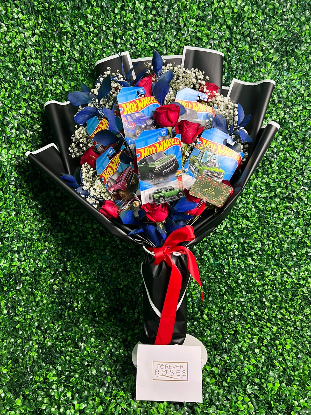 Hot Wheels Bouquet - forever roses store 