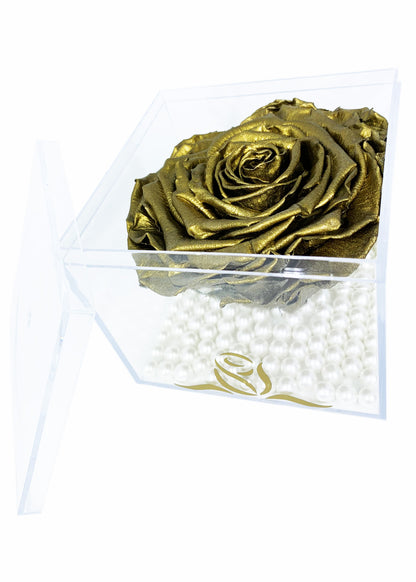 Grande Cube - Single Large Preserved Rose - forever roses store 